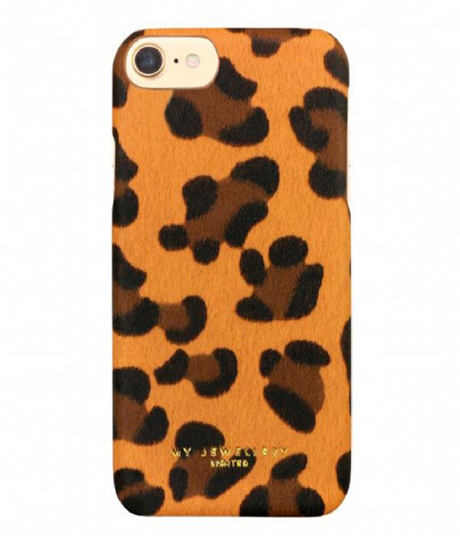 My Jewellery Smartphone cover Hardcase Leopard Print  6/7/8 bruin (0100)