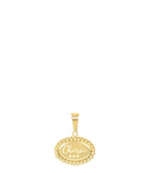 My Jewellery Necklace Custom Charm Cherie gold colored (1200)