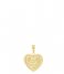 My Jewellery Necklace Custom Charm Live Laugh Love gold colored (1200)