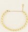 My Jewellery Bracelet Grove gedraaide bangle Goudkleurig (1200)