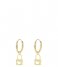 My Jewellery Earring Oorringen slot met hartje goudkleurig (1200)