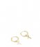 My Jewellery Earring Oorringen met kruisje goudkleurig (1200)