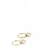 My Jewellery Earring Hartjes oorbellen met kleine parels goudkleurig (1200)