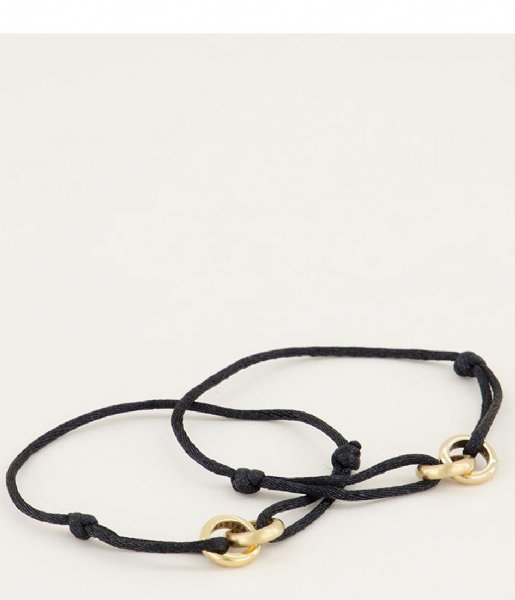 My Jewellery Bracelet  Forever Connected Armband Zwart gold colored (1200)