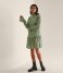 NA-KD Dress Frill Detail Mini Dress Green Flower