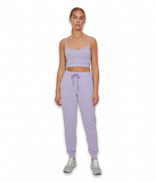 NA-KD Nightwear & Loungewear Organic Logo Basic Sweatpants Lavender