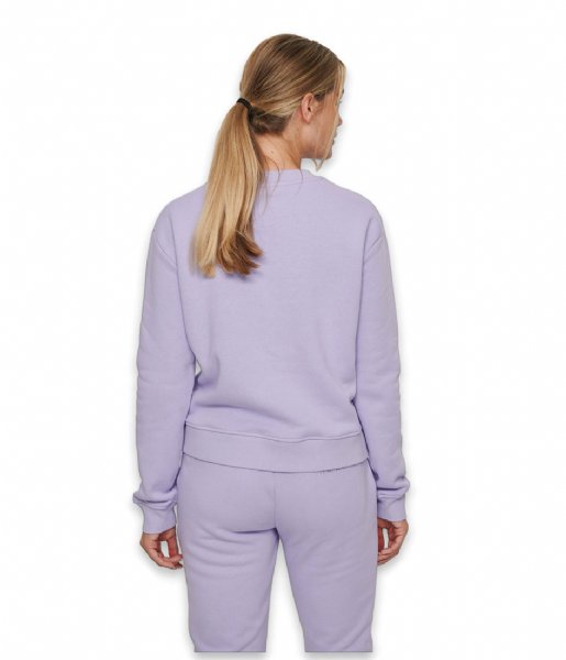 NA-KD Nightwear & Loungewear Organic Logo Basic Sweater Lavender