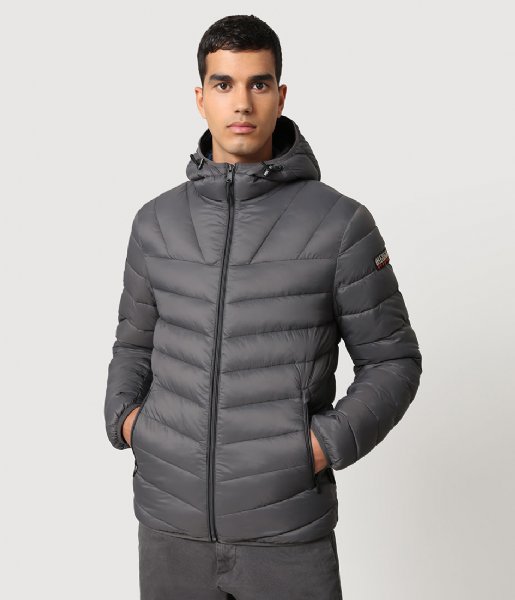 Napapijri jacket Aerons H 2 Dark Grey Solid