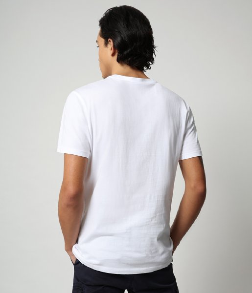 Napapijri T shirt Sallar Short Sleeve Bright White
