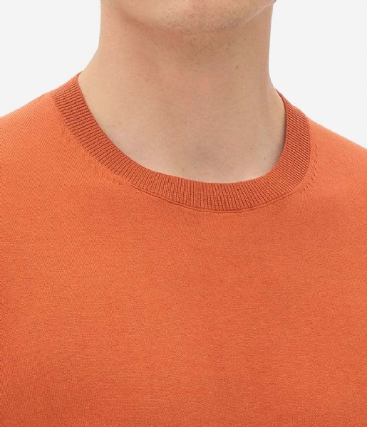 Nowadays T shirt Knit Silk T-Shirt Algarv Clay Orange