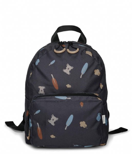 Nuuroo Everday backpack Victor Junior Bag Grey Print Asphalt