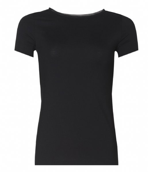 Oroblu T shirt Perfect Line T-Shirt Round Neck Short Sleeves Black (9999)