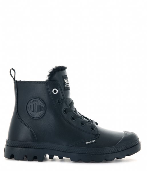 Palladium Sneaker Pampa Hi Zip Leather S Black Black M (10)