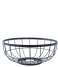 Present TimeFruit basket Open Grid metal black (PT3018BK)