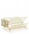 Present Time Decorative object Dish rack Gold colored (PT3116GD)