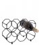 Present Time Decorative object Wine rack Honeycomb foldable iron black (PT3474BK)