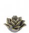 Present Time Decorative object Candle holder Flower high porcelain  Grayed Jade (PT3509GR)