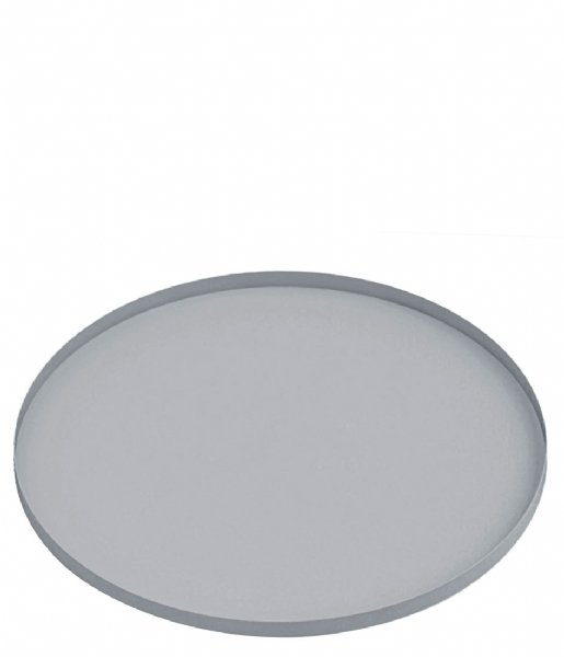 Present Time Decorative object Tray Round Mouse Grey (PT3536GY)