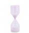 Present Time Decorative object Hourglass Fairytale large glass Pink (PT3548PI)