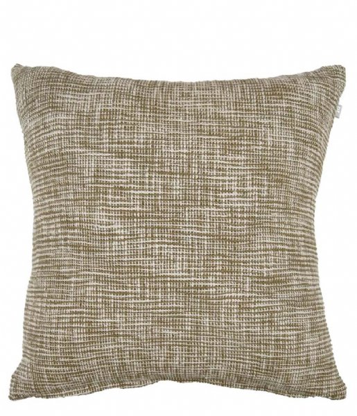 Present Time Decorative pillow Cushion Mixed Natural cotton Moss Green (PT3682MG)