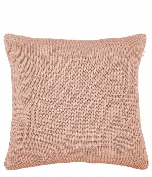Present Time Decorative pillow Cushion Knitted Lines Faded Pink (PT3718PI)
