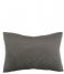 Present Time Decorative pillow Cushion Ribbed velvet Moss Green (PT3791GR)