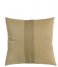 Present Time Decorative pillow Cushion Leather Look square Moss Green (PT3803GR)