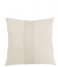 Present Time Decorative pillow Cushion Leather Look square Off White (PT3803WH)