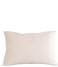 Present Time Decorative pillow Cushion Leather Look rectangle Off White (PT3804WH)