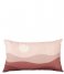 Present Time Decorative pillow Cushion Sunset rectangular Soft Pink (PT3831LP)