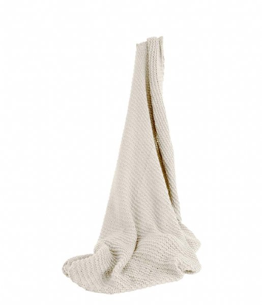 Present Time Plaid Blanket Snuggle 130 x 170cm off white (PT3331)
