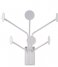 Present Time Coat stand Coat hanger Wall Dots White (PT3324WH)