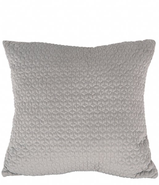 Present Time Decorative pillow Cushion Hexagon Velvet Grey (PT3674)