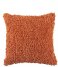 Present Time Decorative pillow Cushion Purity Square Cotton Burned Orange (PT3786OR)
