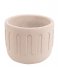 Present Time Flower pot Plant pot Drips cement small Ivory (PT3605WH)