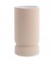 Present Time Decorative object Vase Cast rounded large ceramic Sand brown (PT3481SB)