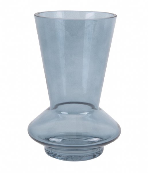 Present Time Decorative object Vase Glow glass small Dark blue (PT3617BL)