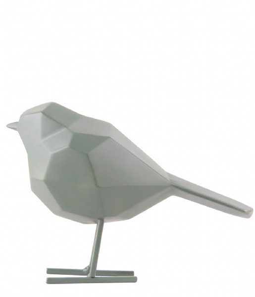 Present Time Decorative object Statue bird small polyresin Jungle Green (PT3335GR)