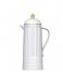 Present Time Kitchen Thermos bottle Crown glossy 1000ml white (PT3561WH)