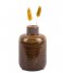 Present Time Flower pot Vase Bottle ceramic small Brown (PT3593BR)