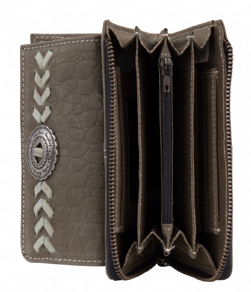 Pretty Hot And Tempting Zip wallet Medium Wallet army green