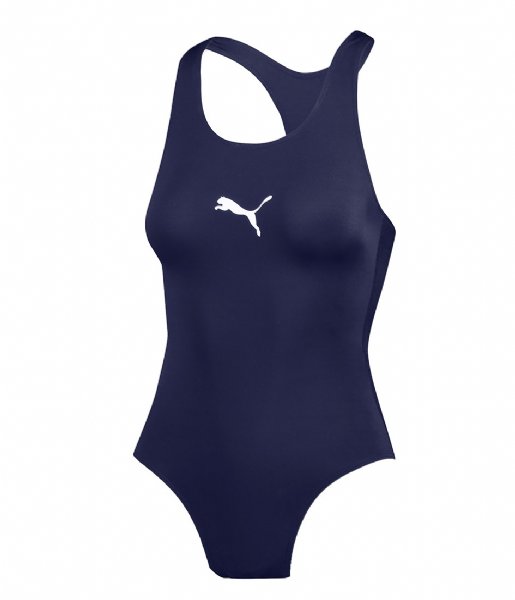 Puma Swimsuit Racerback Swimsuit Navy (001)