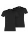 Puma T shirt Basic 2P Crew Tee Black (001)