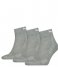Puma Sock Cushioned Quarter 3-Pack Middle Grey Melange (3)