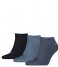 Puma Sock Puma Sneaker Plain 3-Pack Denim Blue (460)