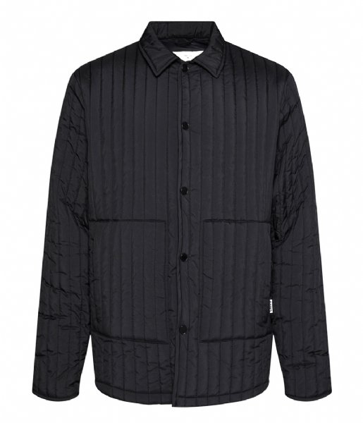 Rains jacket Liner Shirt Jacket Black (01)