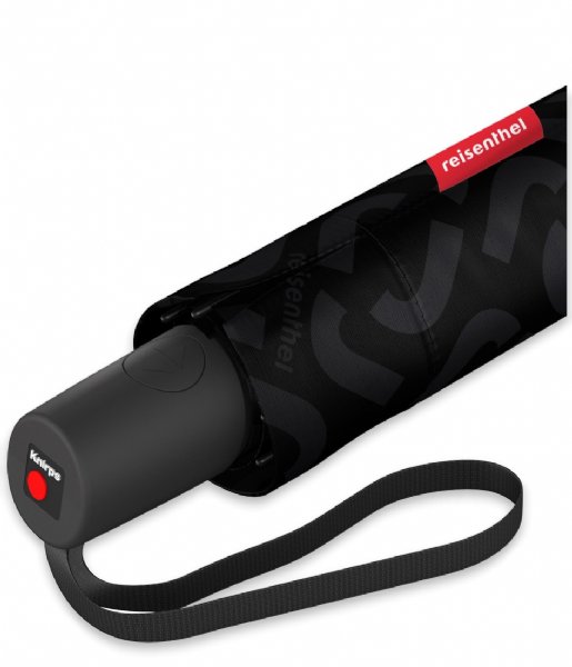 Reisenthel Umbrella Umbrella Pocket Duomatic Signature Black Hot Print (RR7058)