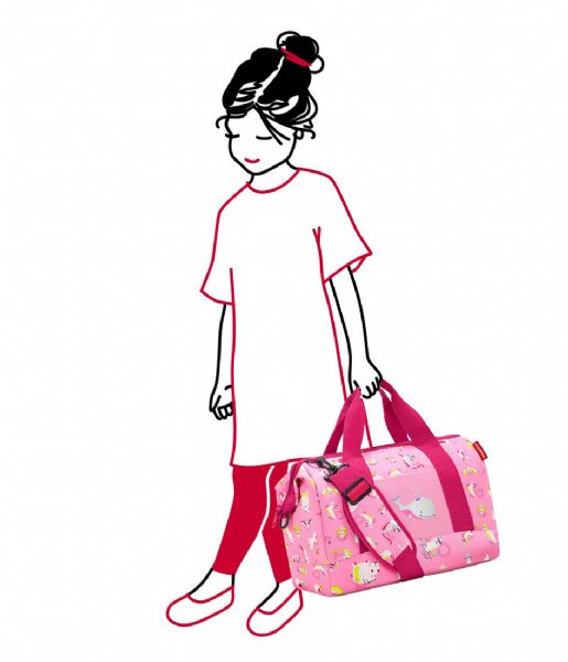 Reisenthel Travel bag Allrounder Medium Kids abc friends pink (IX3066)