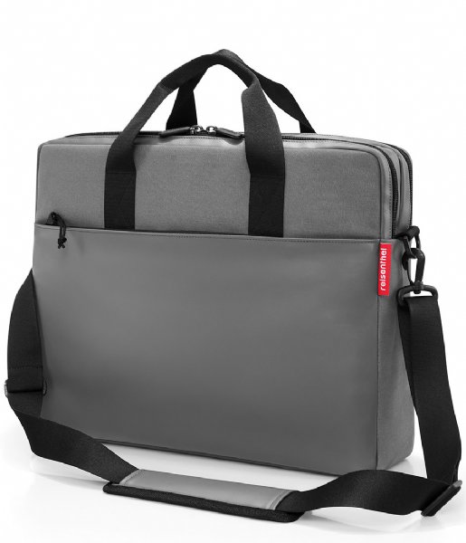 Reisenthel Laptop Shoulder Bag Workbag Laptop Canvas 15 Inch grey (US7050)
