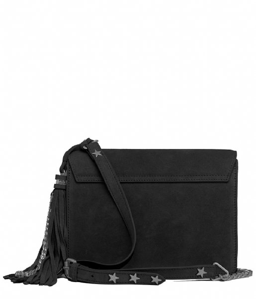 Replay Crossbody bag Leather Shoulder Bag black